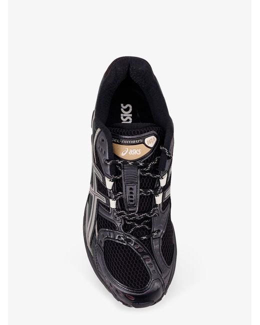 Asics Black Gel Nimbus .1 Mesh Sneakers With Logo On The Side for men