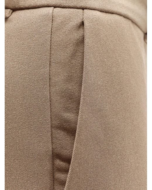 Joseph Natural Viscose And Stretch Cotton Trousers