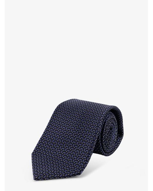Kiton Blue Ties Seta for men