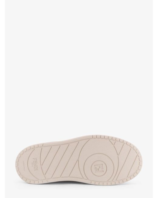 Sneakers Match Platform di Fendi in White
