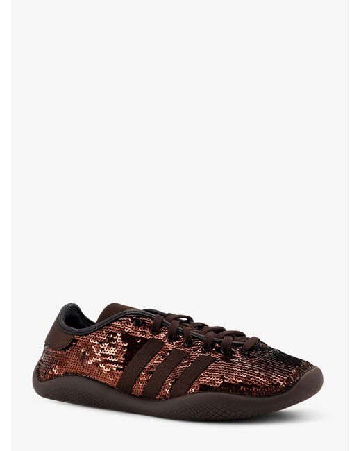 Adidas Brown Nylon Sneakers With All-Over Sequins