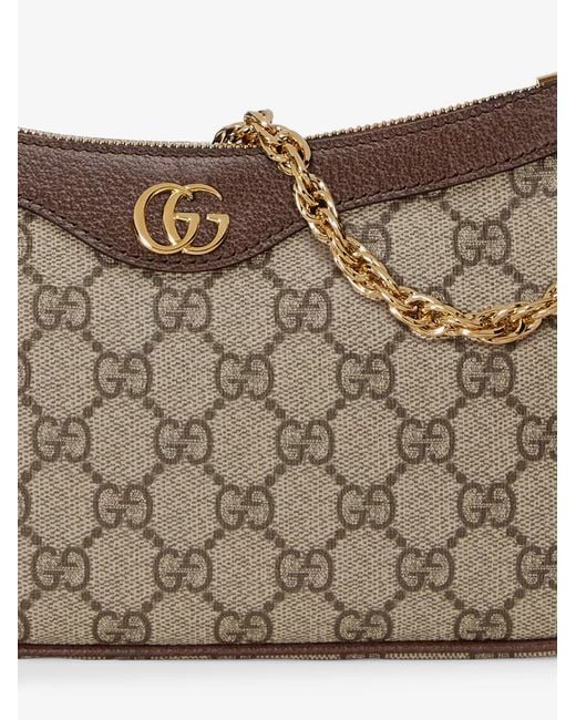 Gucci Gray Gg Fabric Ophidia Crossbody Bag