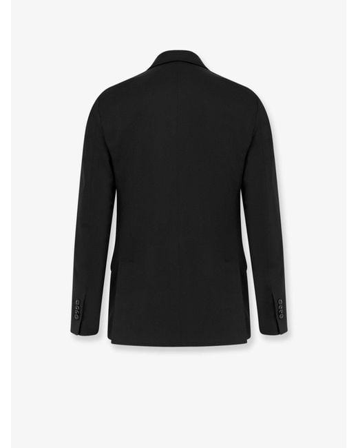 Lardini Black Iconic Single-Breasted Pure Virgin Wool Suit for men