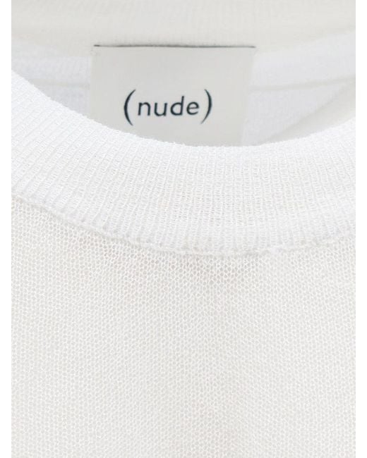 Nude White T-Shirt