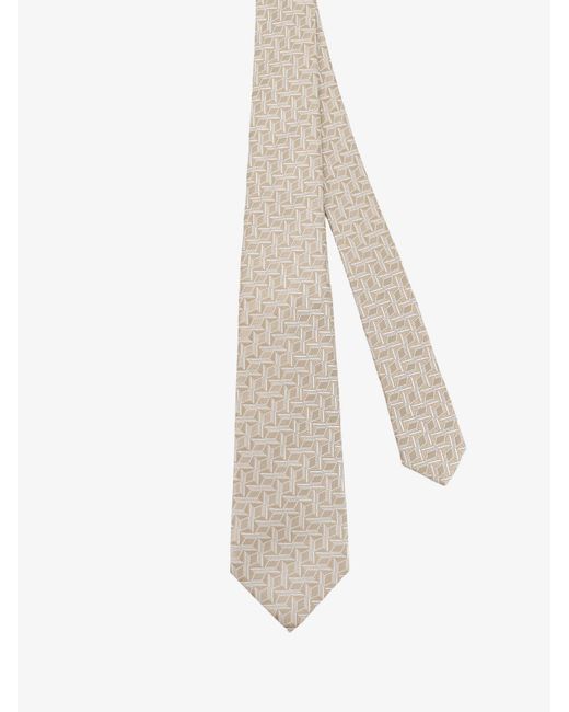 Kiton White Ties Seta for men