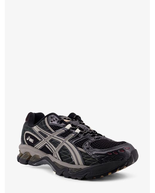 Asics Black Gel Nimbus .1 Mesh Sneakers With Logo On The Side for men