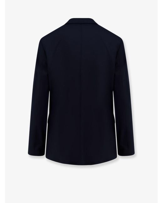 Alysi Blue Sartorial Virgin Wool Blend Blazer