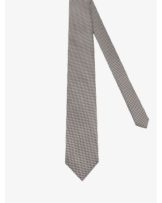 Tom Ford Gray Silk Tie for men