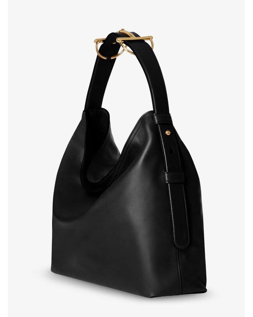 Gucci Black Beatrix Large Leather Shoulder Bag