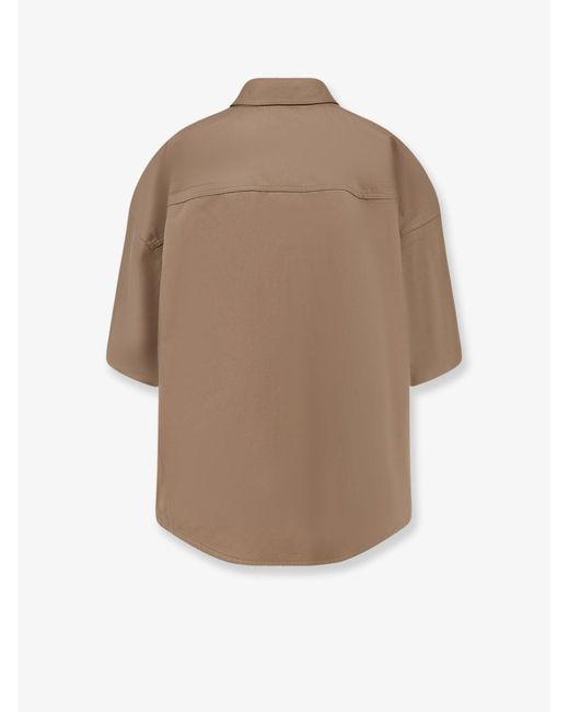 Brunello Cucinelli Brown Shirts Cotone