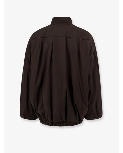 Hevò Black Porto Selvaggio Cotton Blend Jacket