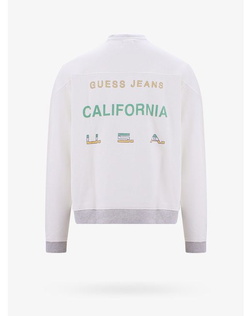 Guess USA Sweatshirt in White for Men | Lyst