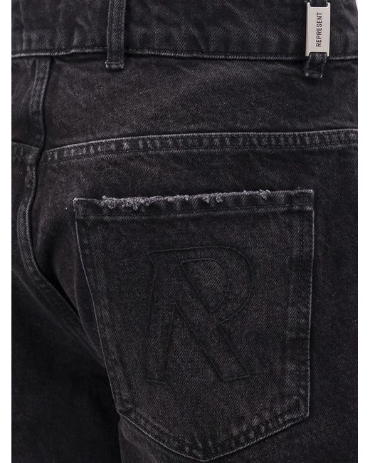 Represent Blue Bermuda Shorts for men