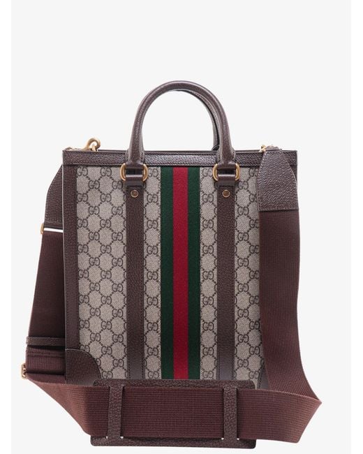 Gucci Brown Ophidia Medium Tote Bag for men