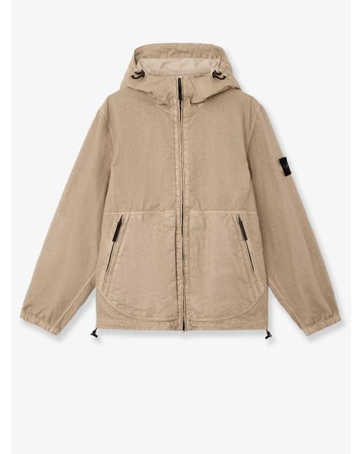 Stone Island Natural Jackets Poliammide for men