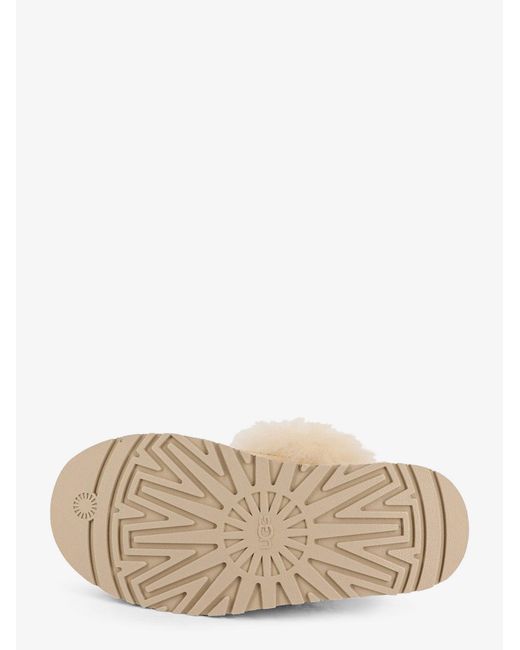 Ugg Natural Disquette Chalet Suede Sabot