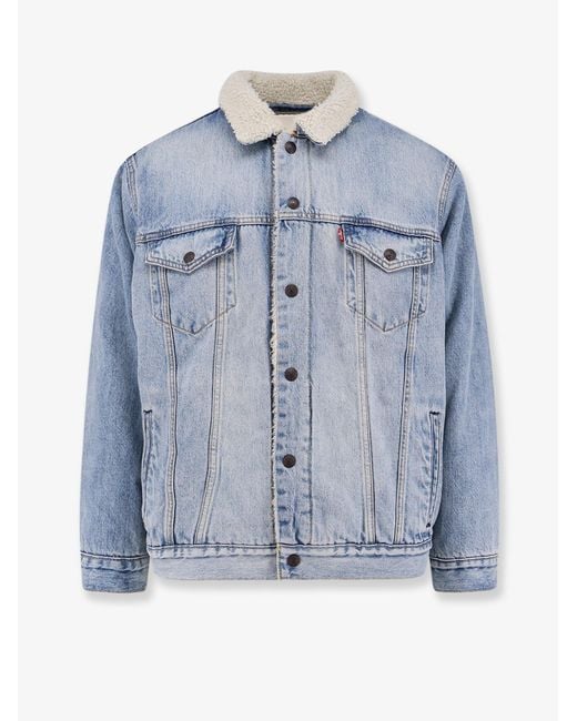 Levi's Blue Denim Jacket With Repreve Lining for men