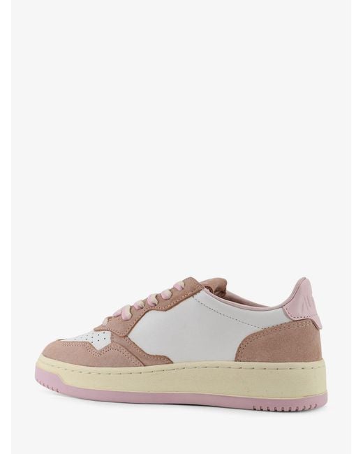 Autry White Sneakers Pelle/Suede