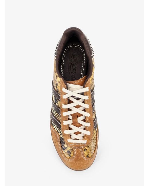 Adidas Brown Sneakers Gazelle Snake Leather