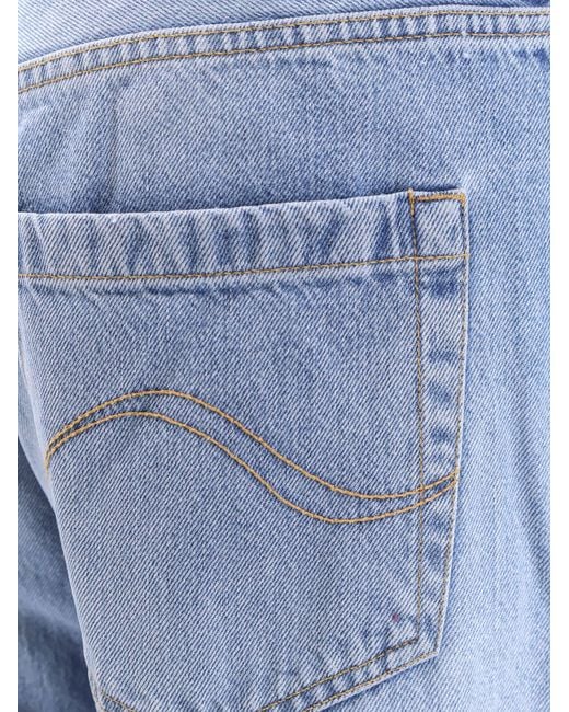 Seafarer Blue Smin Cotton Jeans