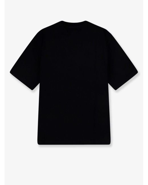 Bottega Veneta Black Compact Cotton T-Shirt for men