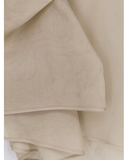 Max Mara Natural Mxadonna Silk Shirt