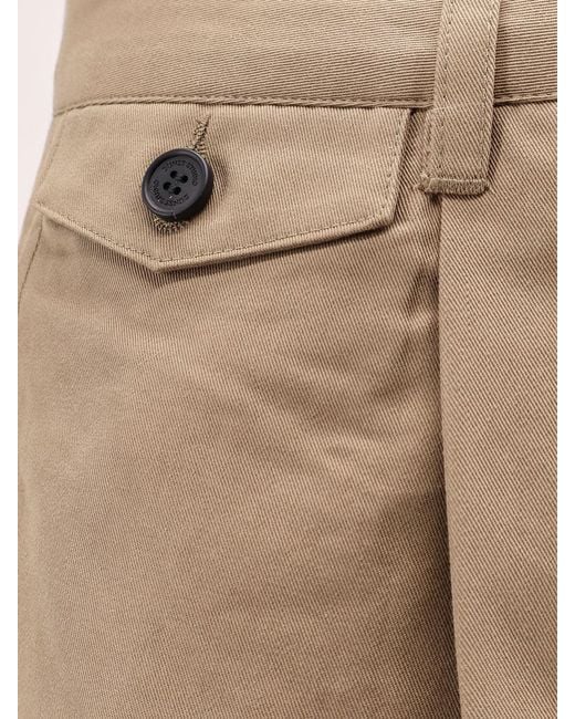 DUNST Natural Pleated Chino Slacks Trousers for men