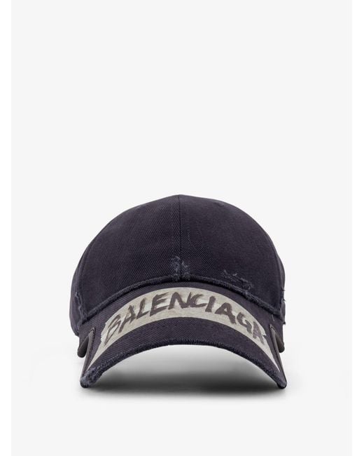 Cotton Hat-Uomo di Balenciaga in Blue da Uomo