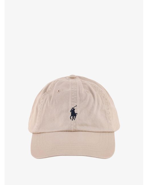 Cappello Baseball di Polo Ralph Lauren in Natural da Uomo