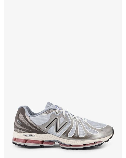 New Balance White U18907 Mesh Sneakers With Logo On The Side for men