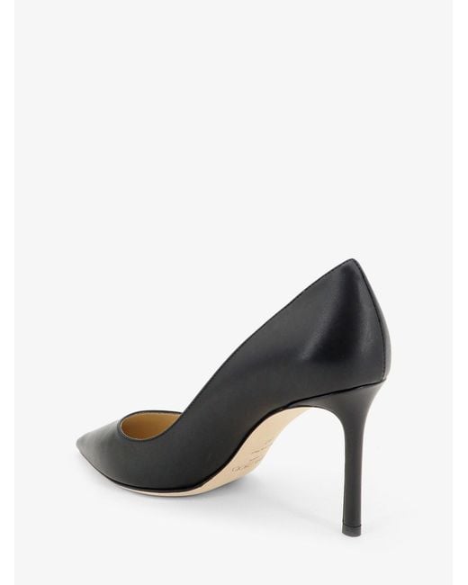Jimmy Choo Black Romy Leather Décolleté