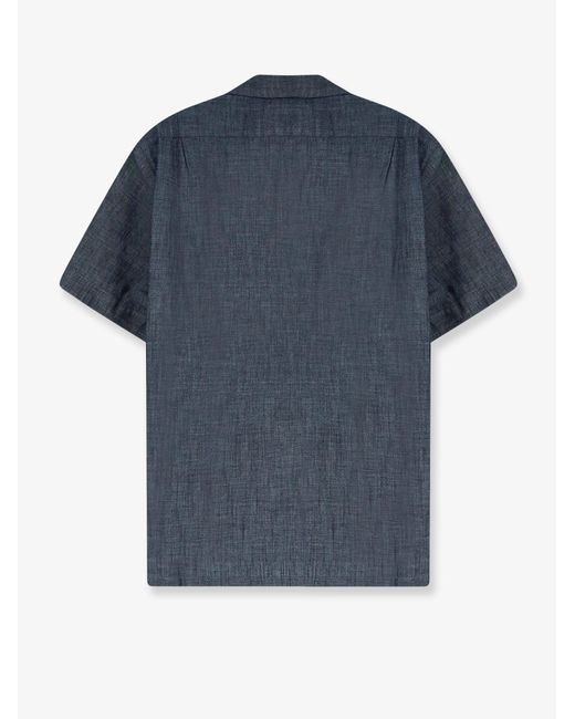 NUGNES 1920 Blue Denim Shirt for men