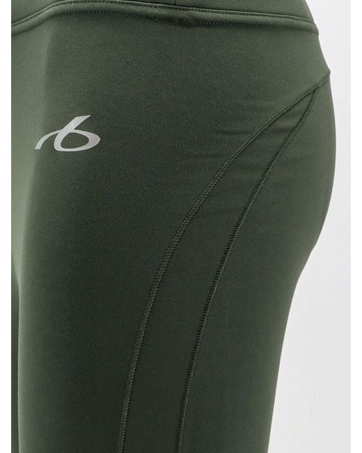 Balenciaga Green Techwear Flared Technical Fabric Leggings