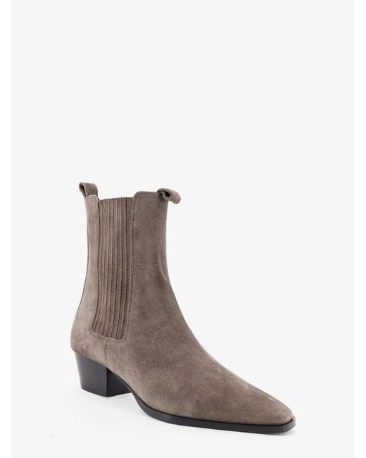 Aeyde Brown Agata Suede Boots