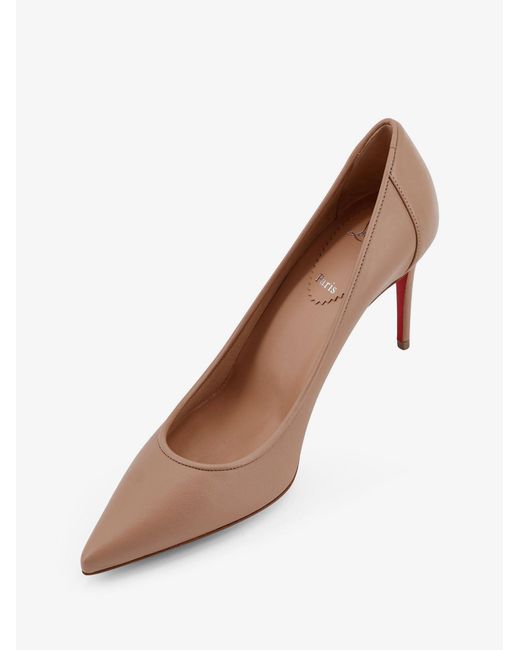 Christian Louboutin White Sporty Kate 85 Leather Pump