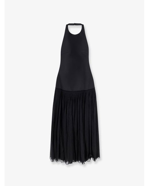 Rohe Black Pleated Long Dress