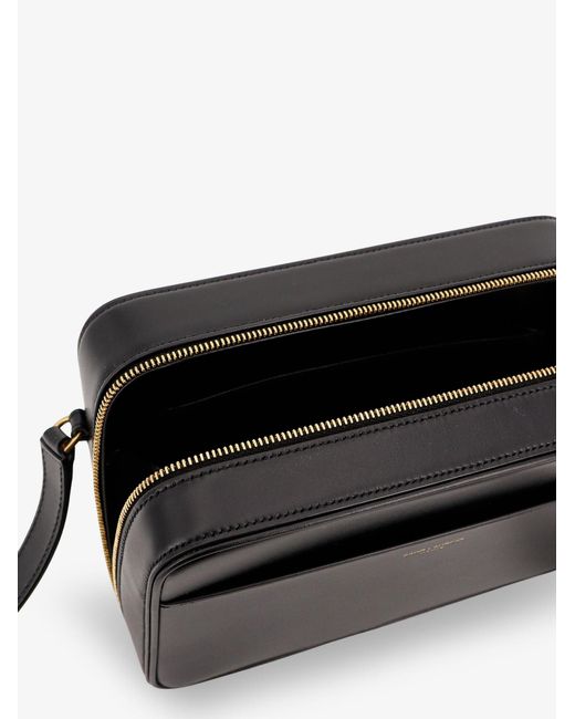 Saint Laurent Black Leather Camera Bag Shoulder Bag