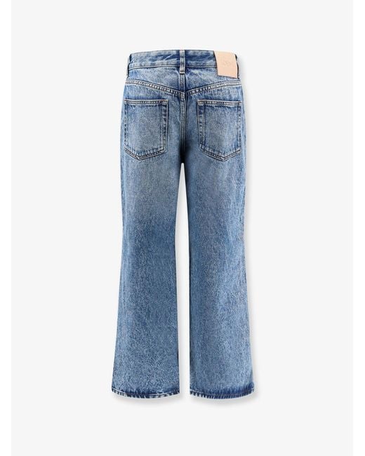 Loewe Blue Paula's Ibiza- Denim Jeans With Side Embroidered Logo
