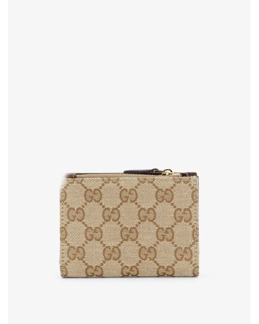 Gucci Natural Gg Fabric Wallet