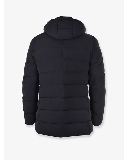 Moorer Blue Florio-Kn Padded And Quilted Nylon for men