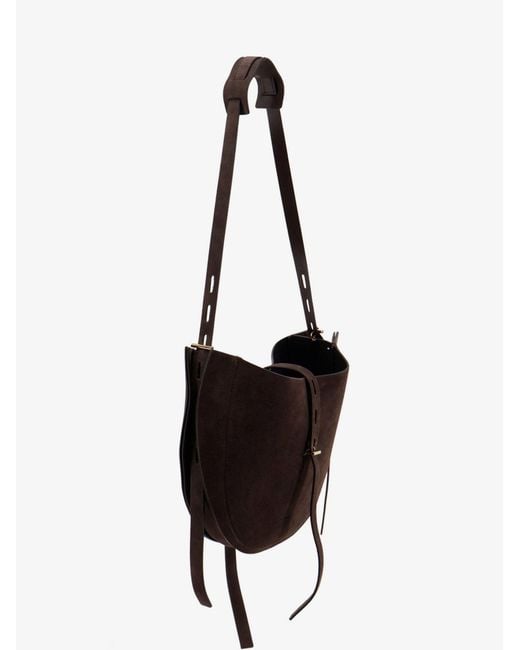 MINOBOSSI White Suede Crossbody Bag