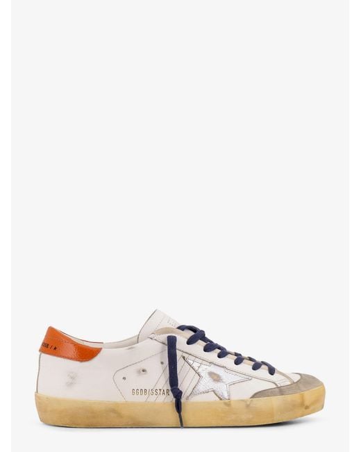 Golden Goose Deluxe Brand White Deluxe Brand Super-Star Penstar Classic With List Leather Low-Top Sneakers for men