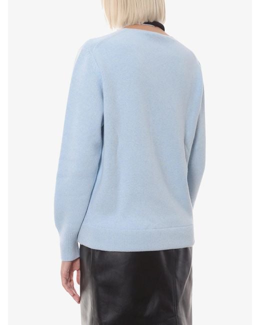 Fendi Blue Cardigan Sweater