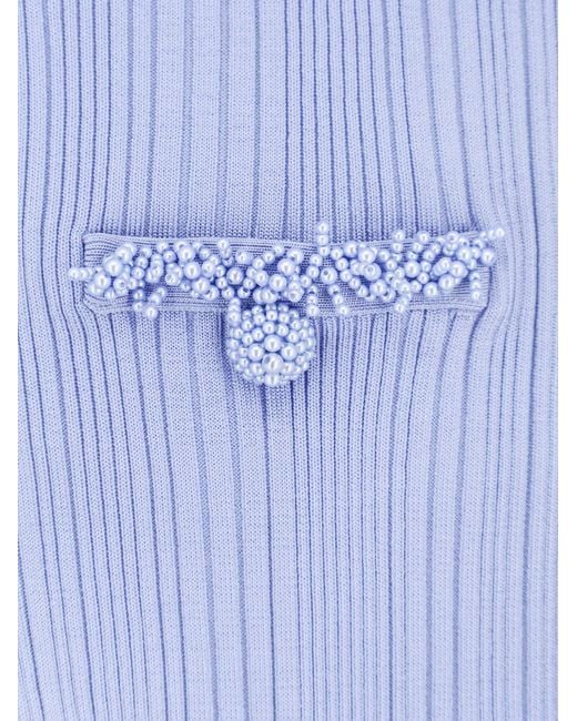 Vestito Mini di Self-Portrait in Blue