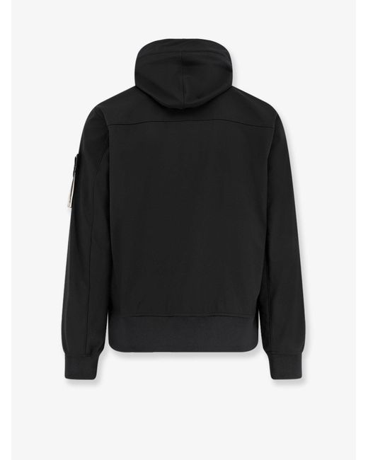 Stone Island Black Light Soft Shell-R E.Dye Technology Jacket for men