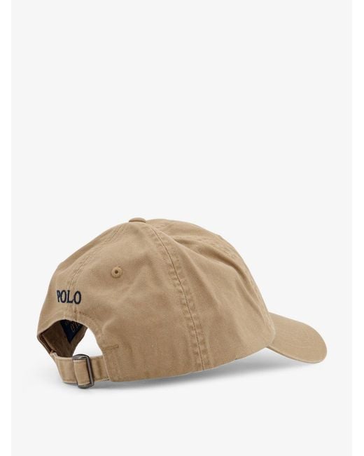 Polo Ralph Lauren Natural Baseball Cotton Hat