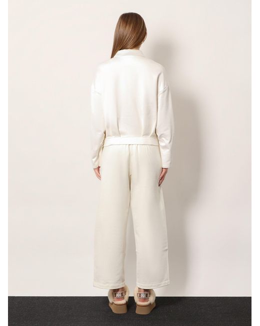 Max Mara White Argenta Silk And Cotton Sweatshirt