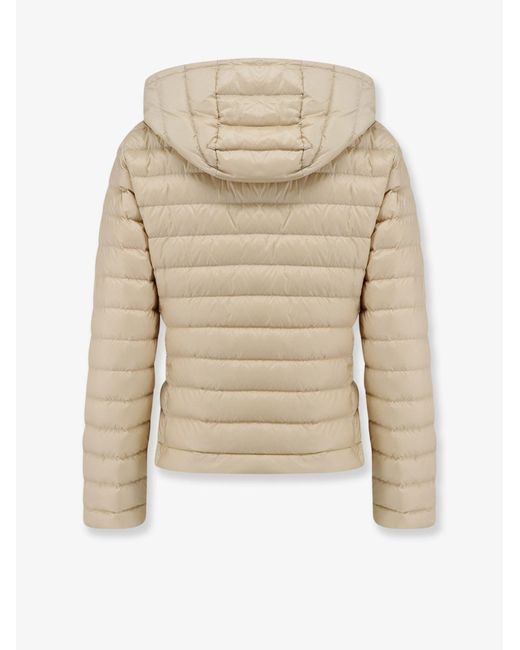 Moncler Natural Igelhood Recycled Longue Saison Short Down Jacket