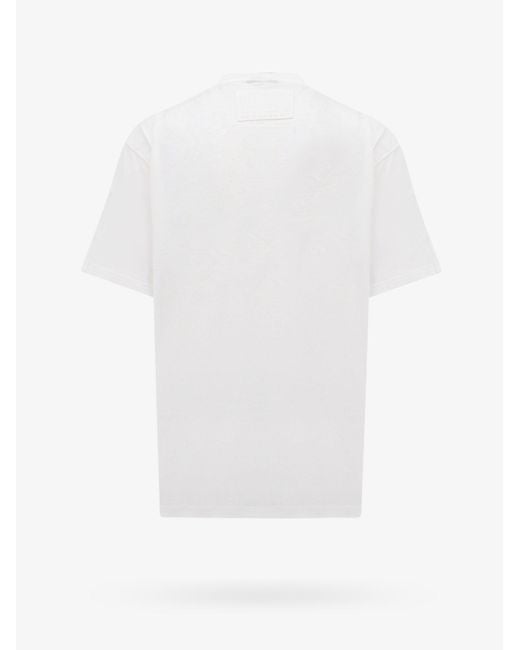 VTMNTS White Crew Neck Short Sleeve Cotton T-shirts for men