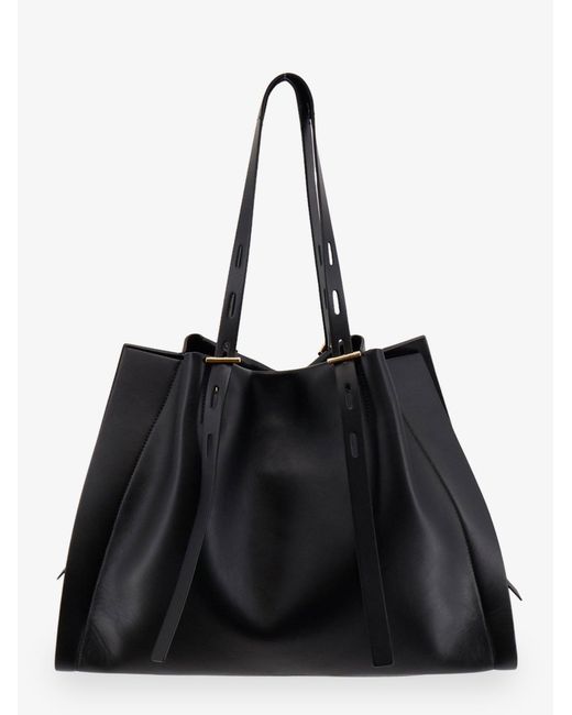 MINOBOSSI Black Paula Leather Shoulder Bag